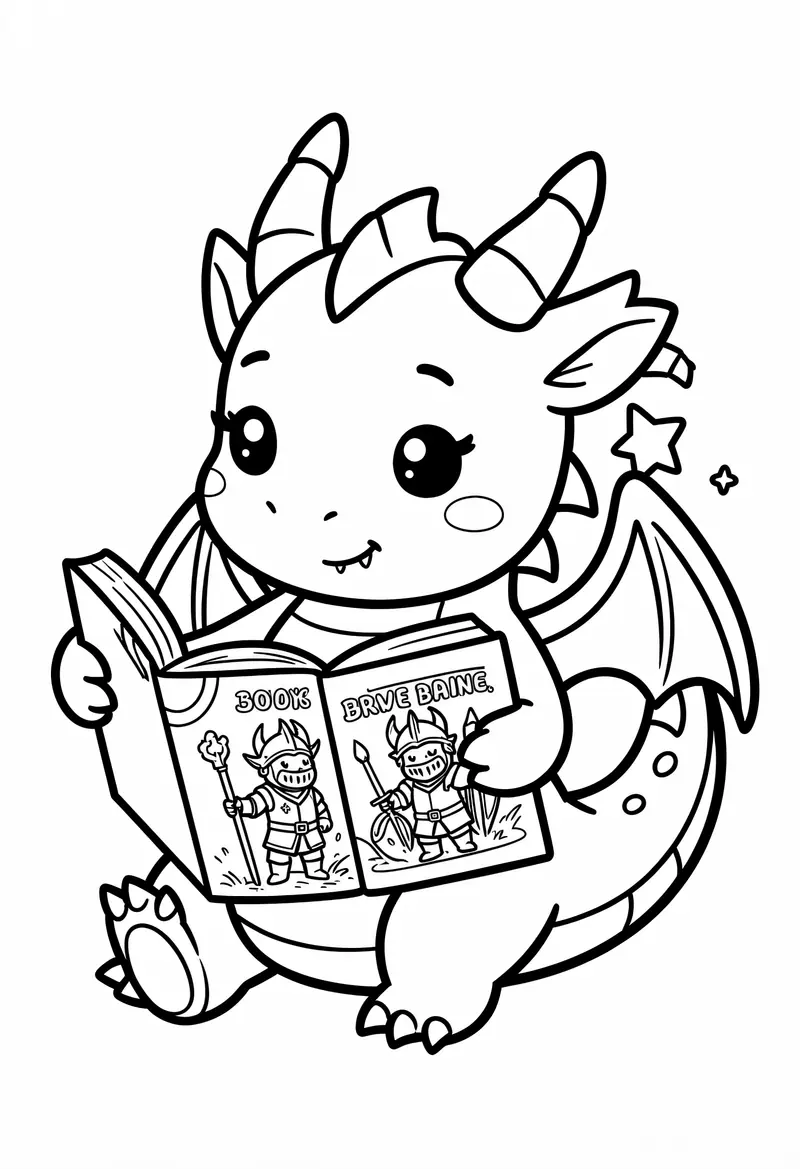 dragon coloring pages 543
