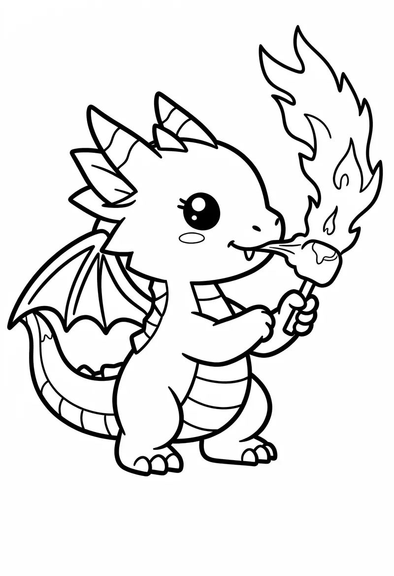 dragon coloring pages 542