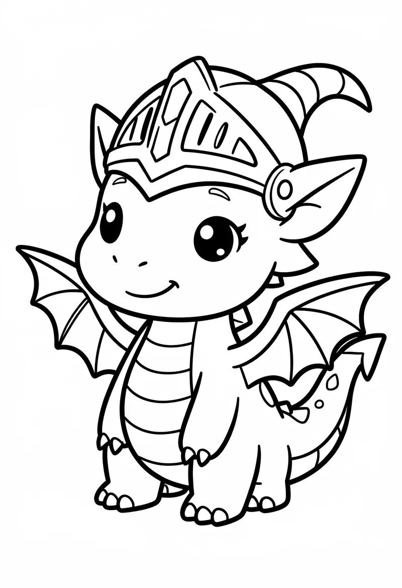 dragon coloring pages 541