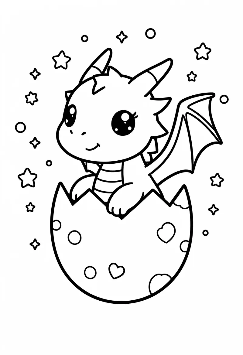 dragon coloring pages 538