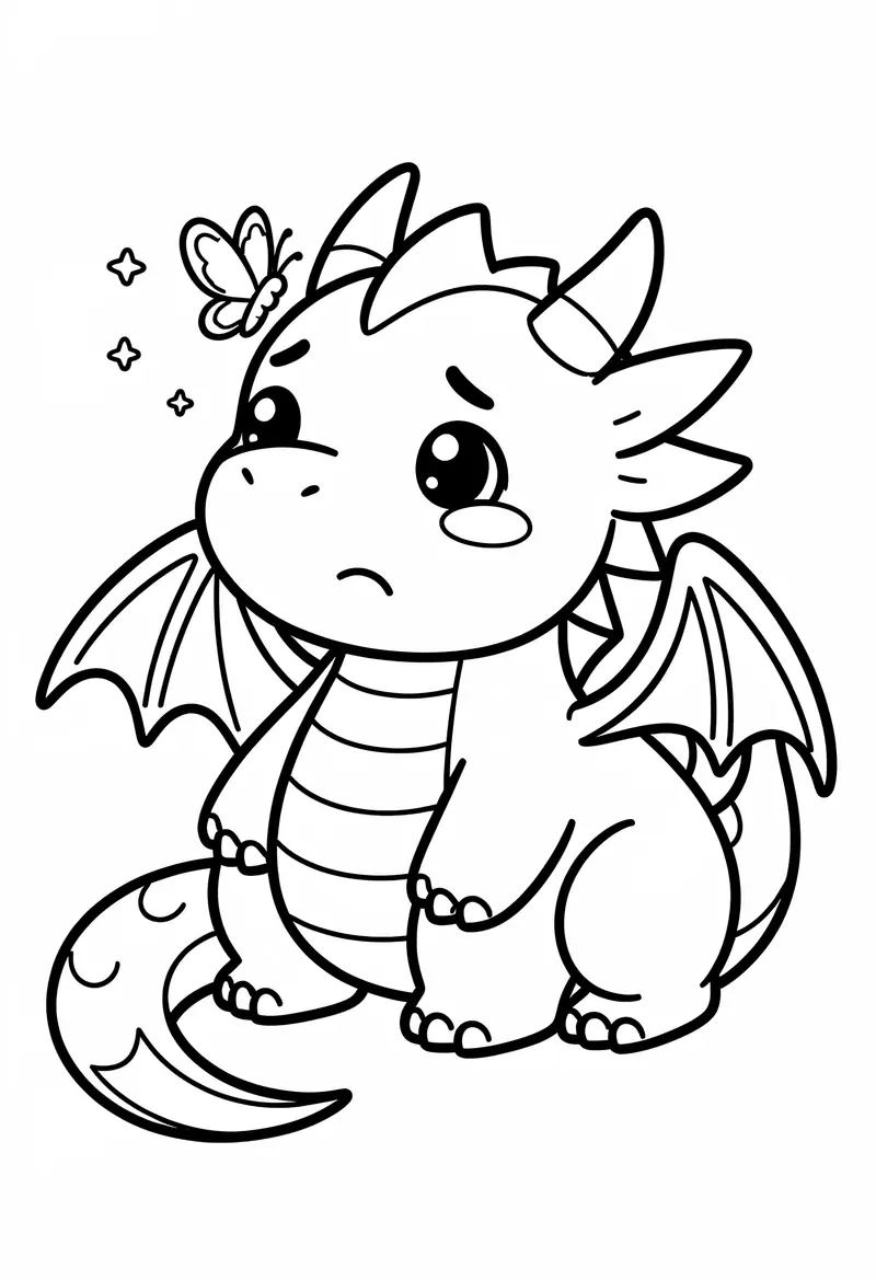 dragon coloring pages 537