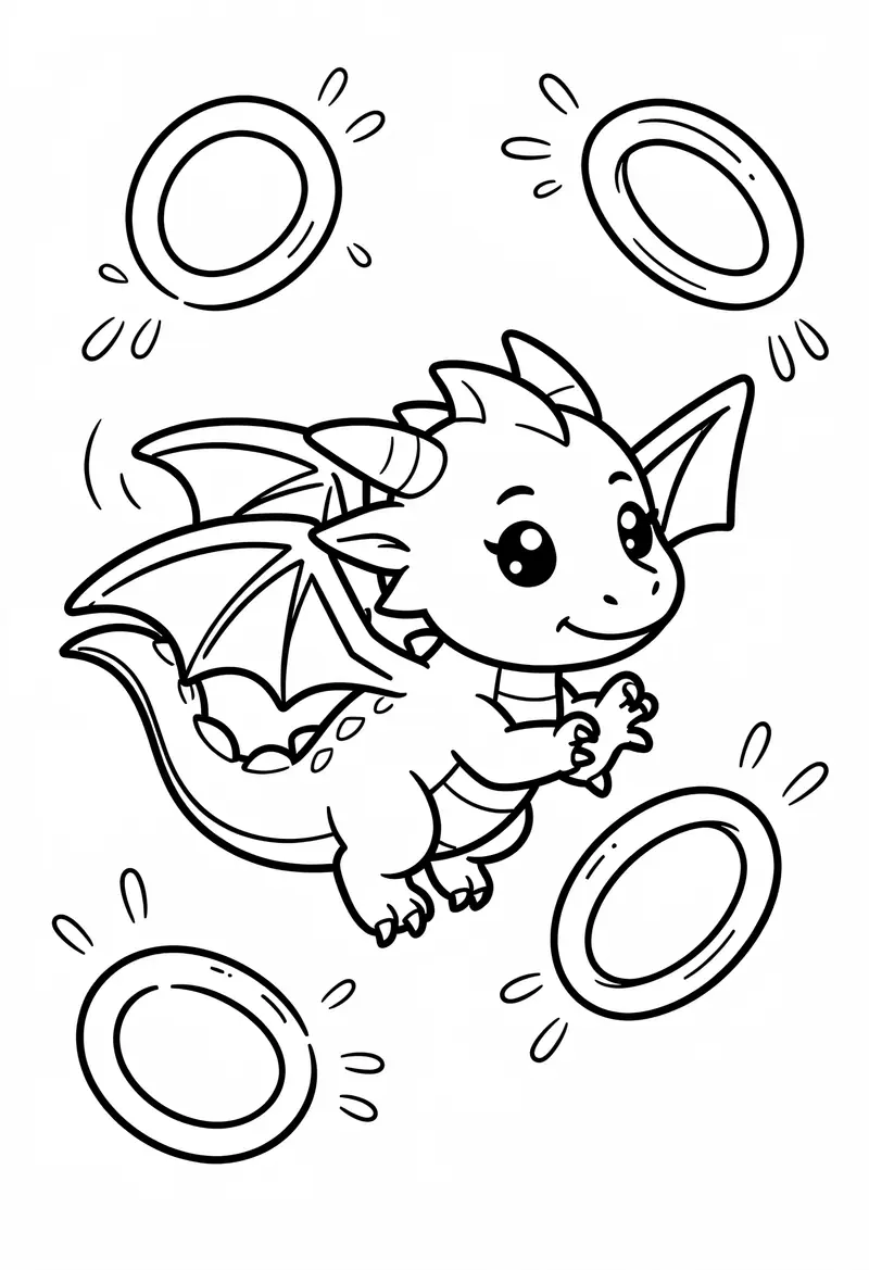 dragon coloring pages 530