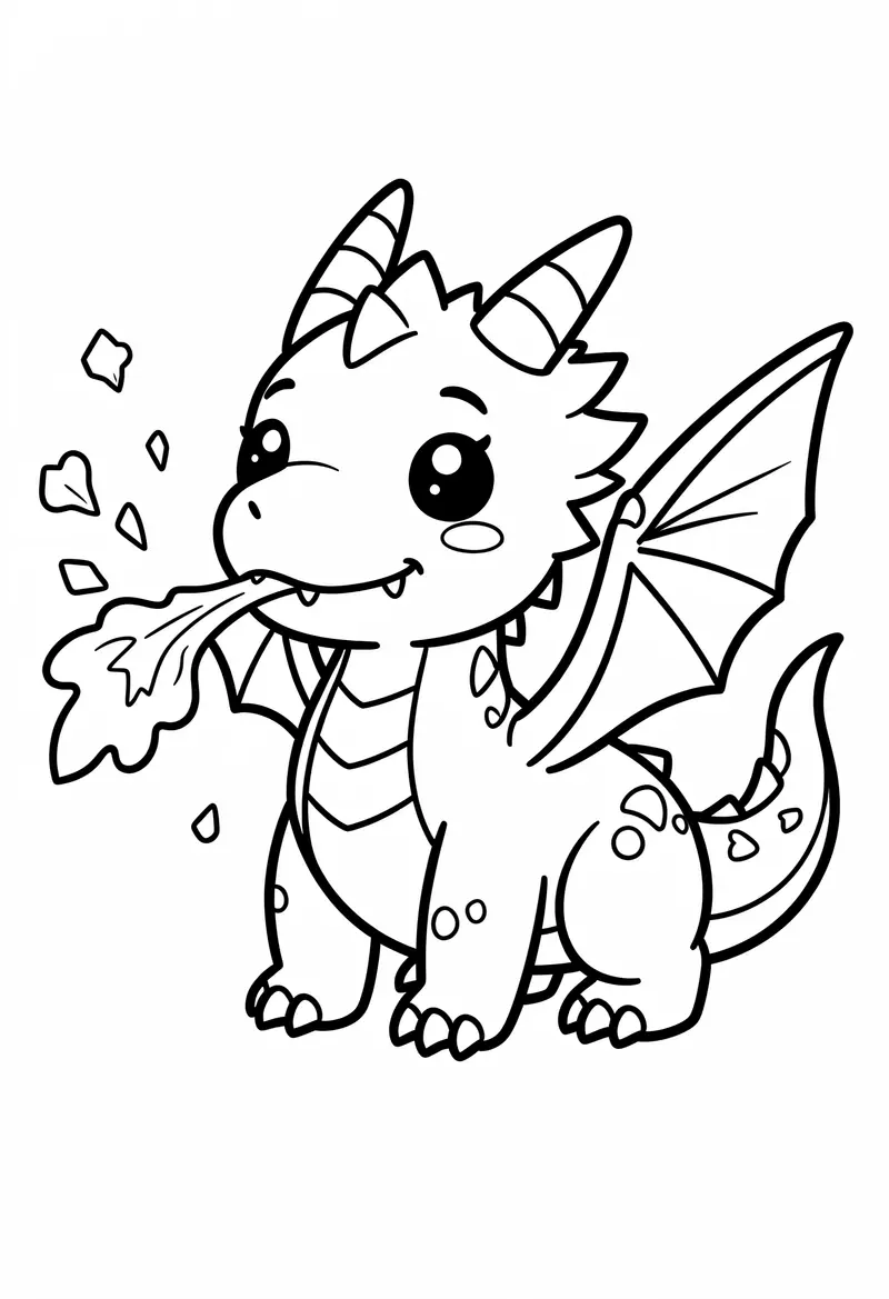 dragon coloring pages 528