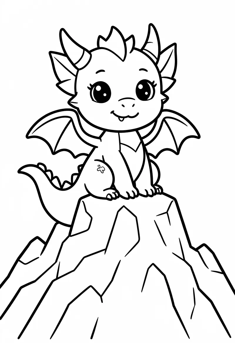 dragon coloring pages 527