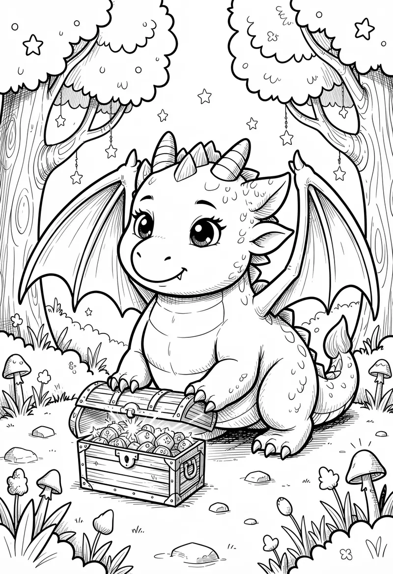 dragon coloring pages 518