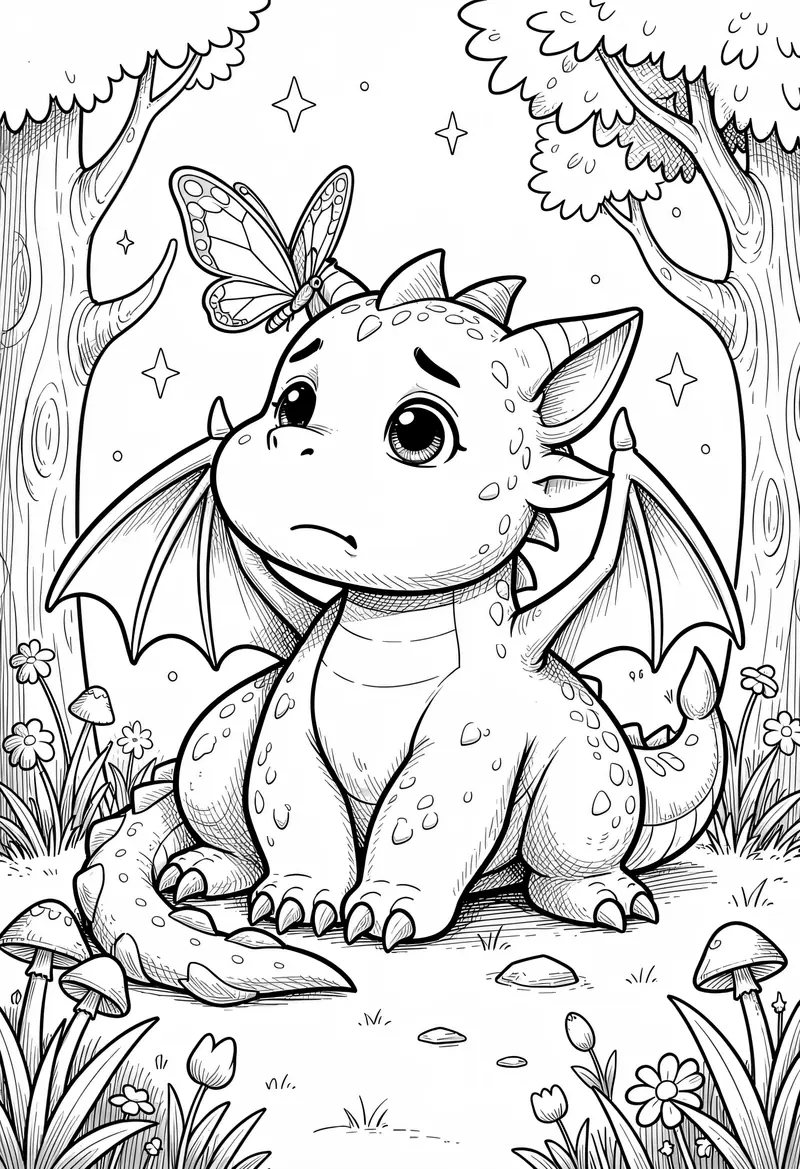 dragon coloring pages 516