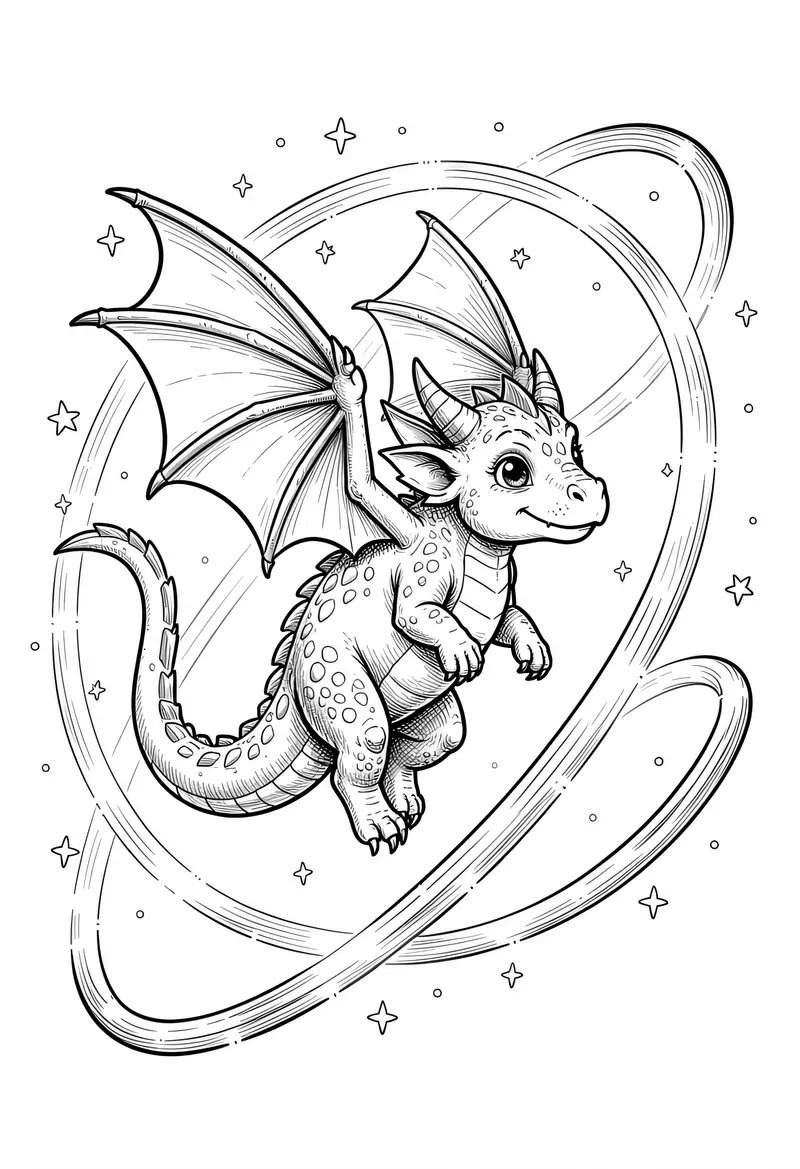 dragon coloring pages 511