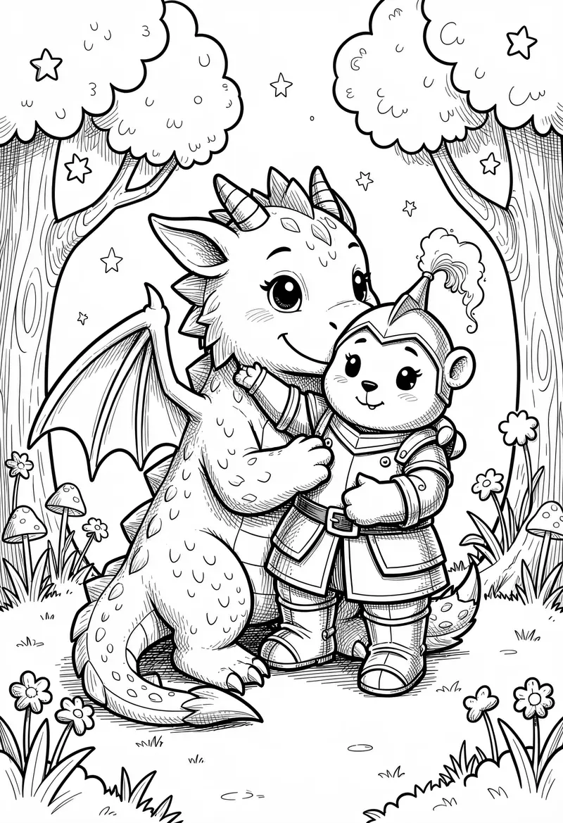 dragon coloring pages 510