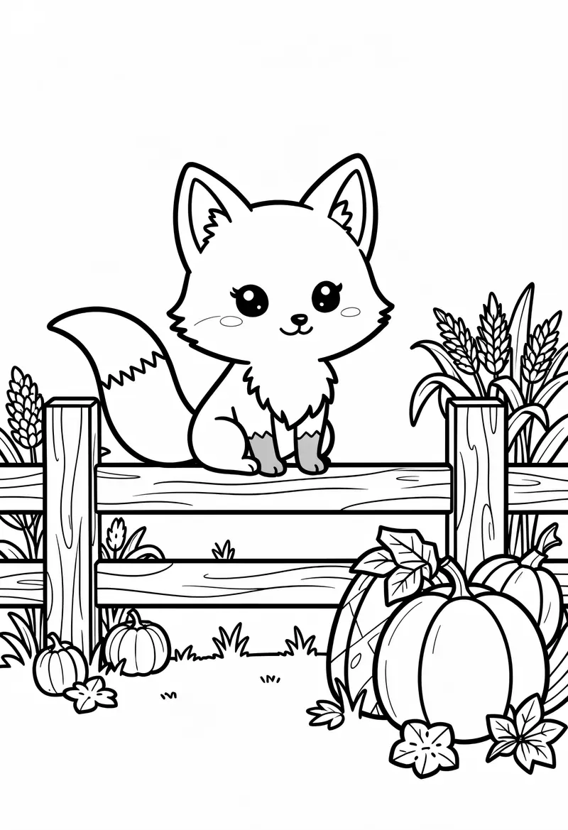 fall coloring pages 444