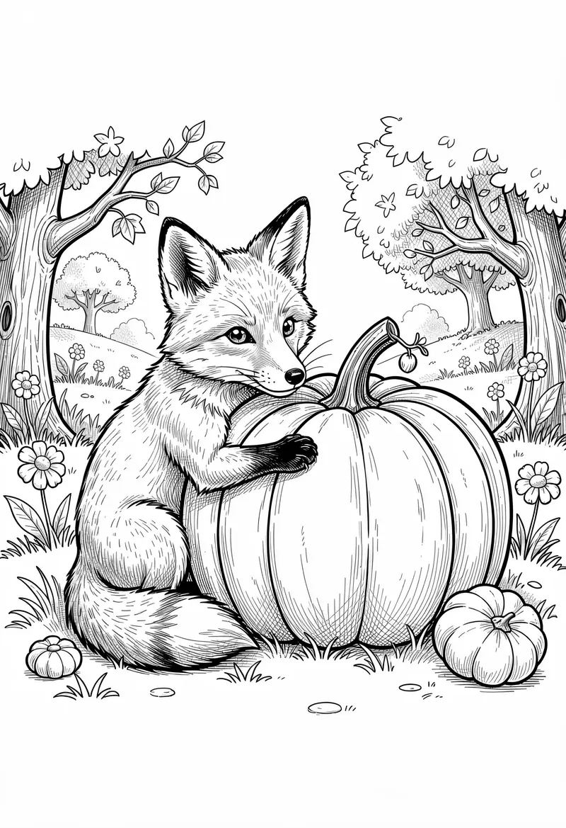 fall coloring pages 435