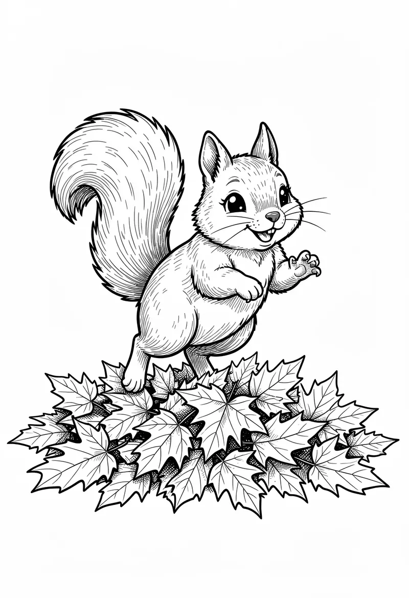 fall coloring pages 432