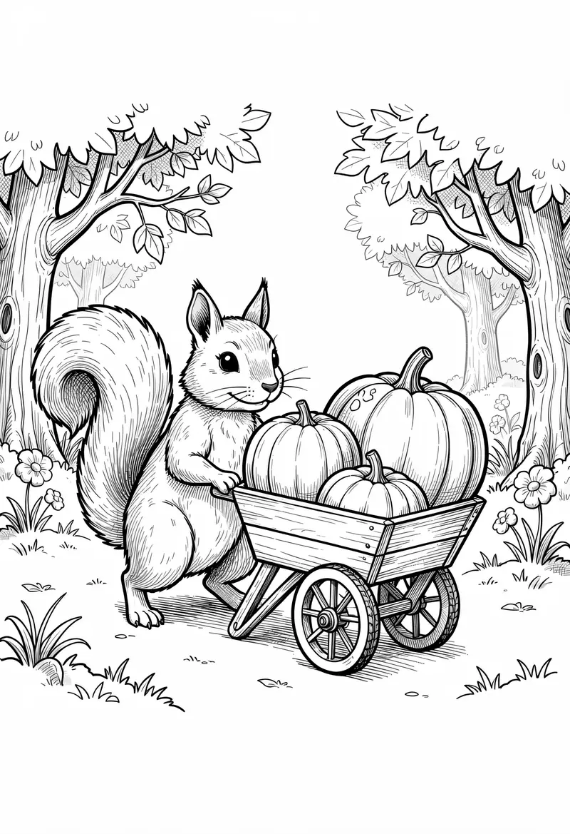 fall coloring pages 424