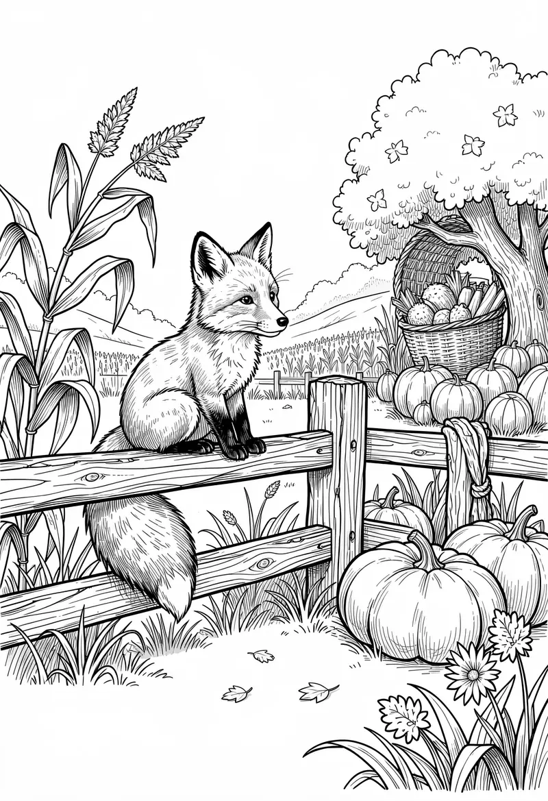 fall coloring pages 419
