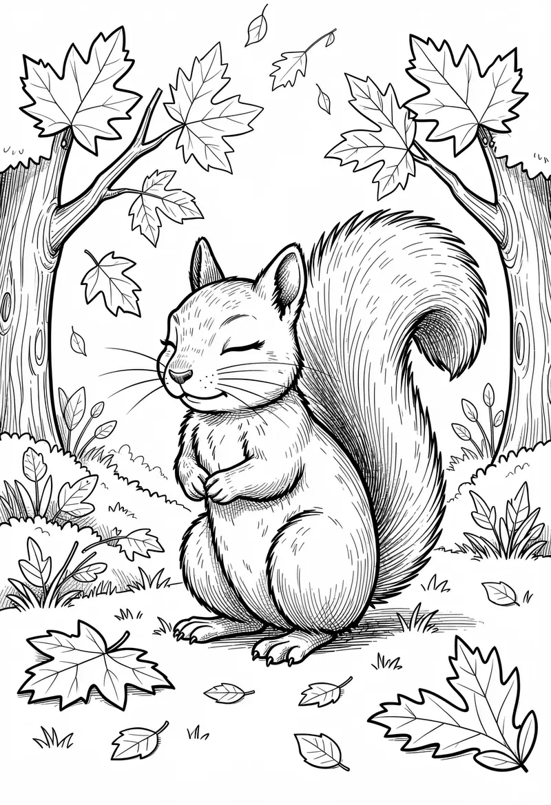 fall coloring pages 413