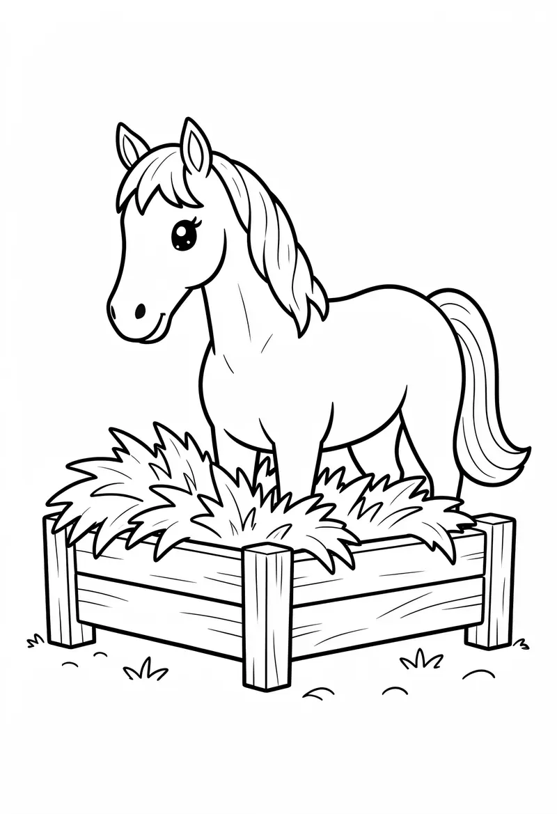 horse coloring pages 409