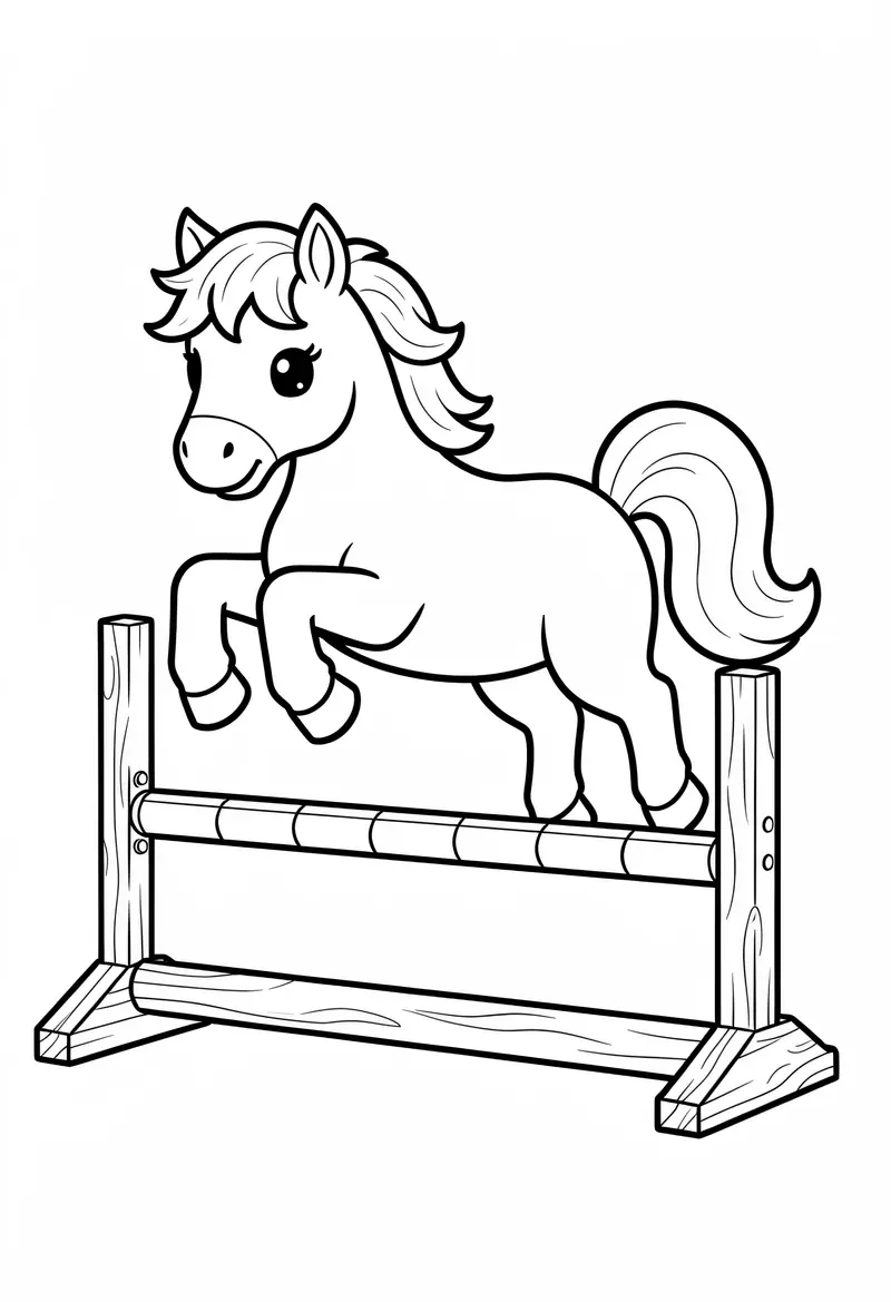 horse coloring pages 404