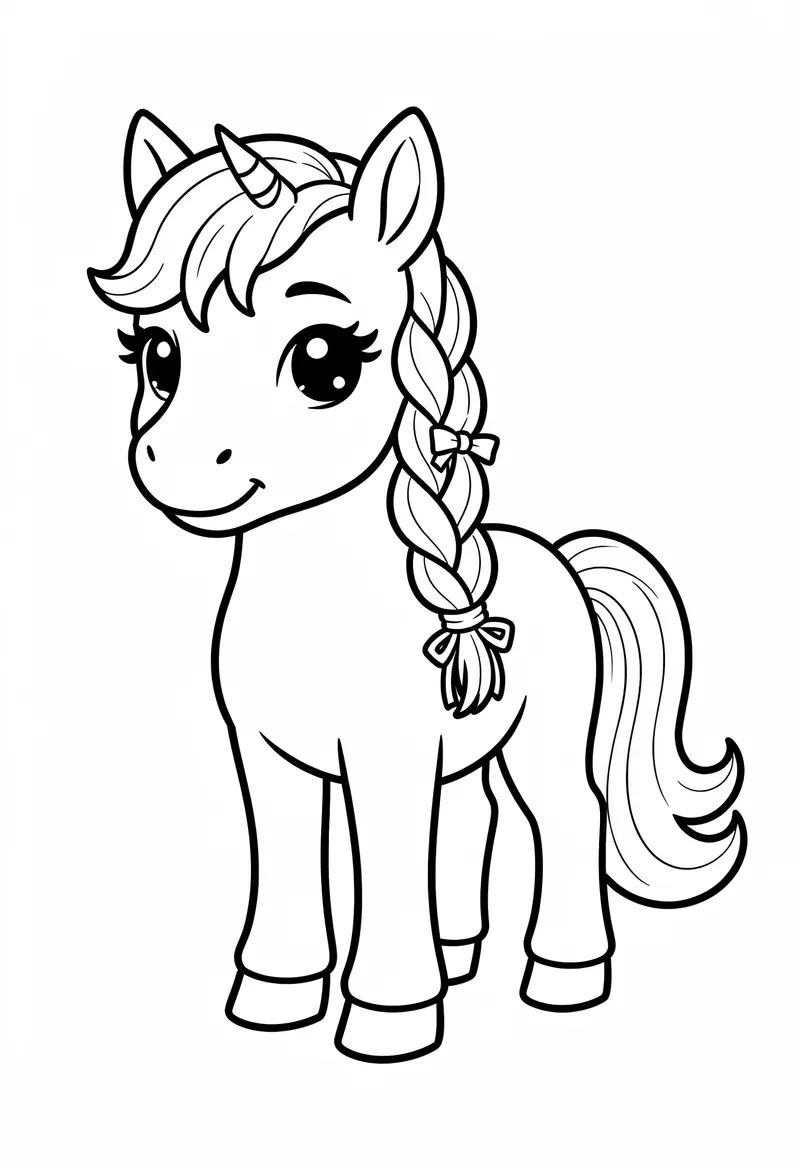 horse coloring pages 395