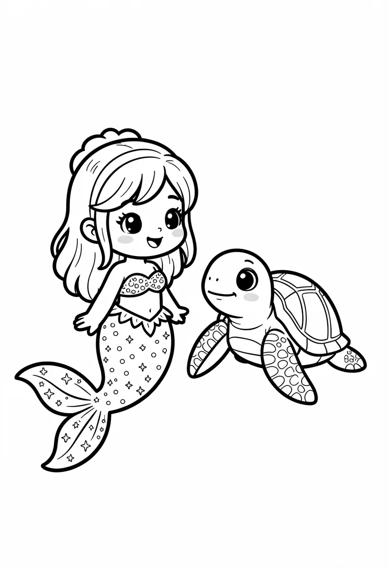 mermaid coloring pages 359