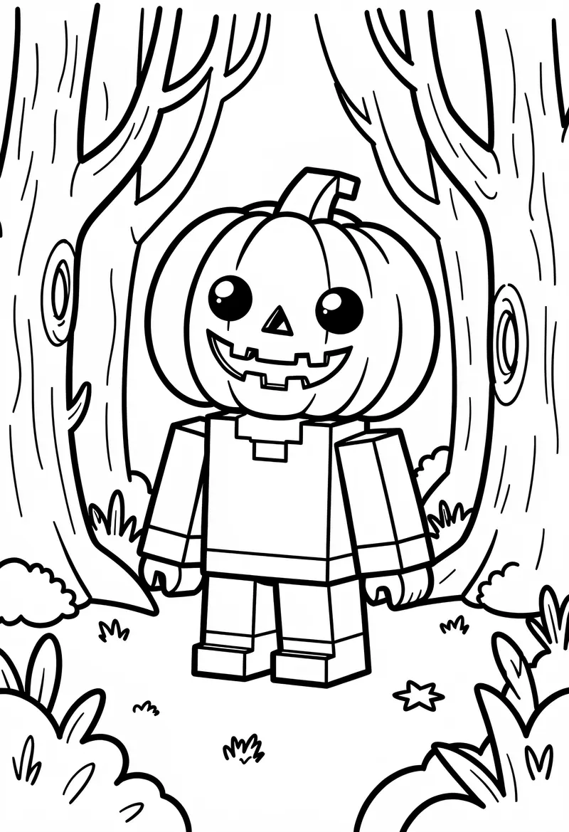 minecraft coloring pages 297