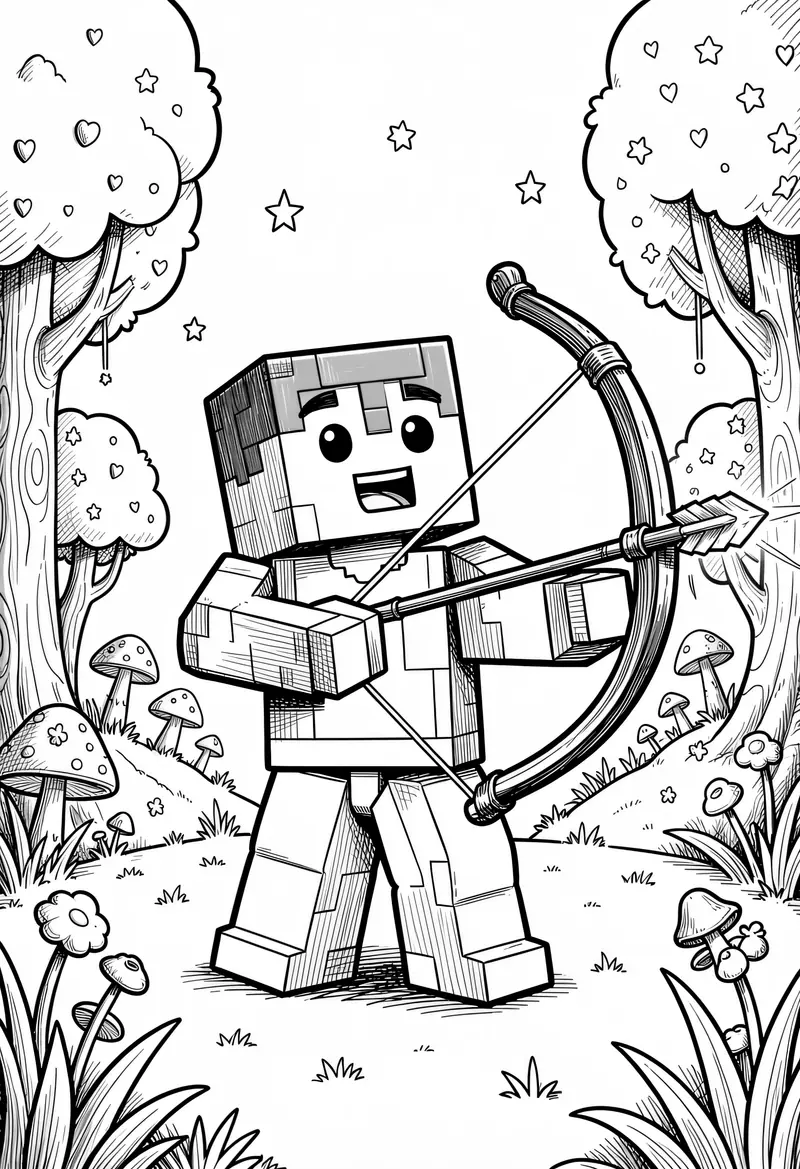 minecraft coloring pages 281