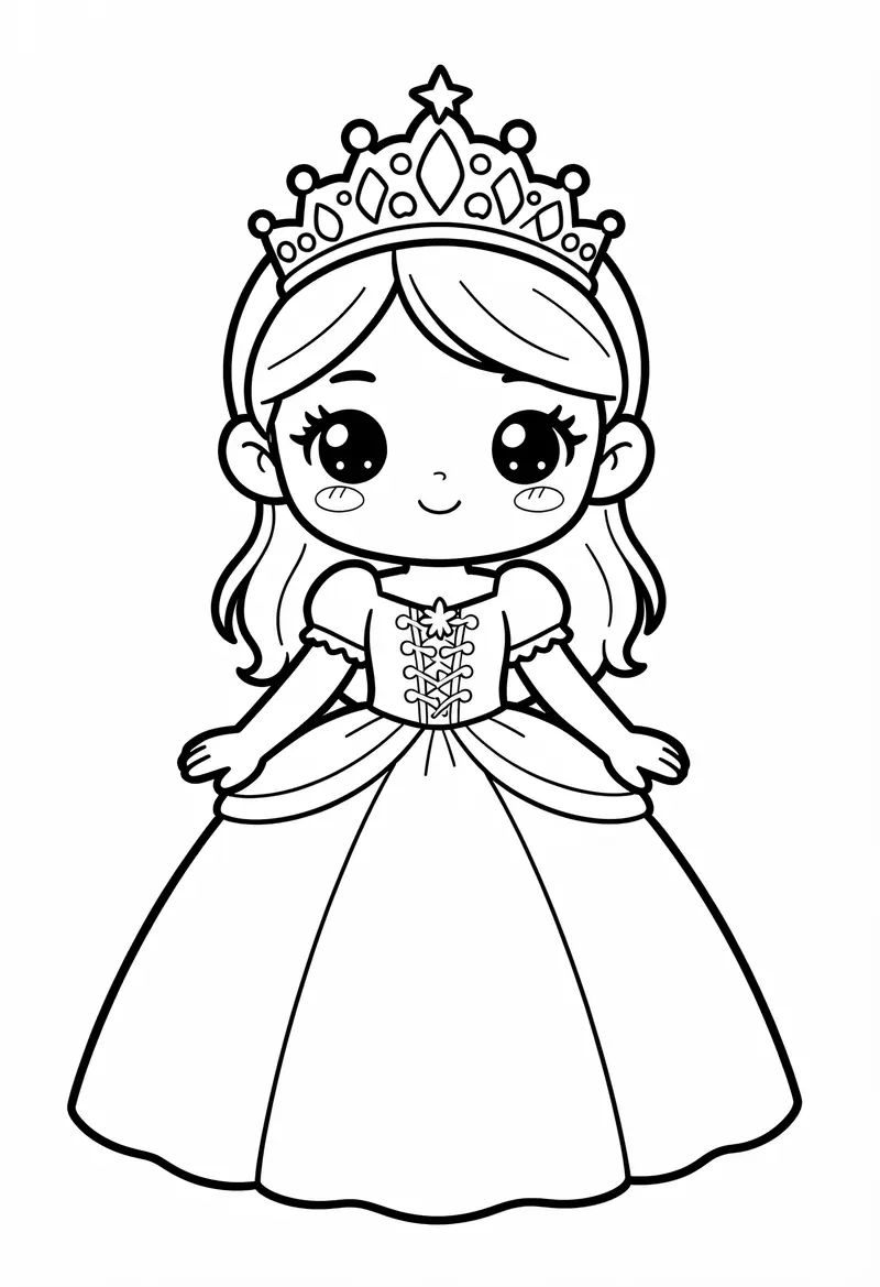 princess coloring pages 273