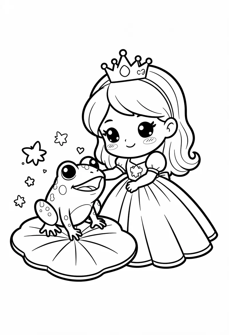 princess coloring pages 270
