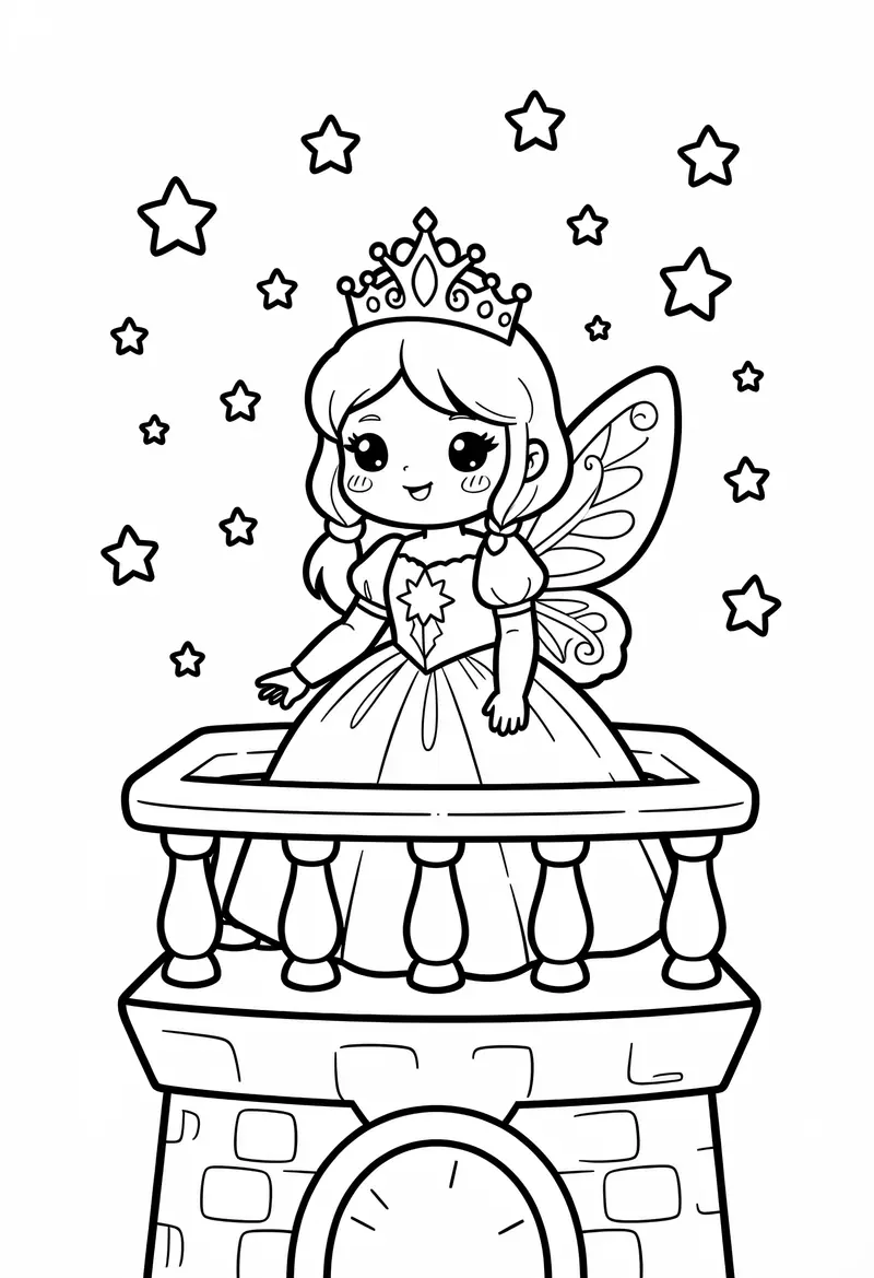 princess coloring pages 269