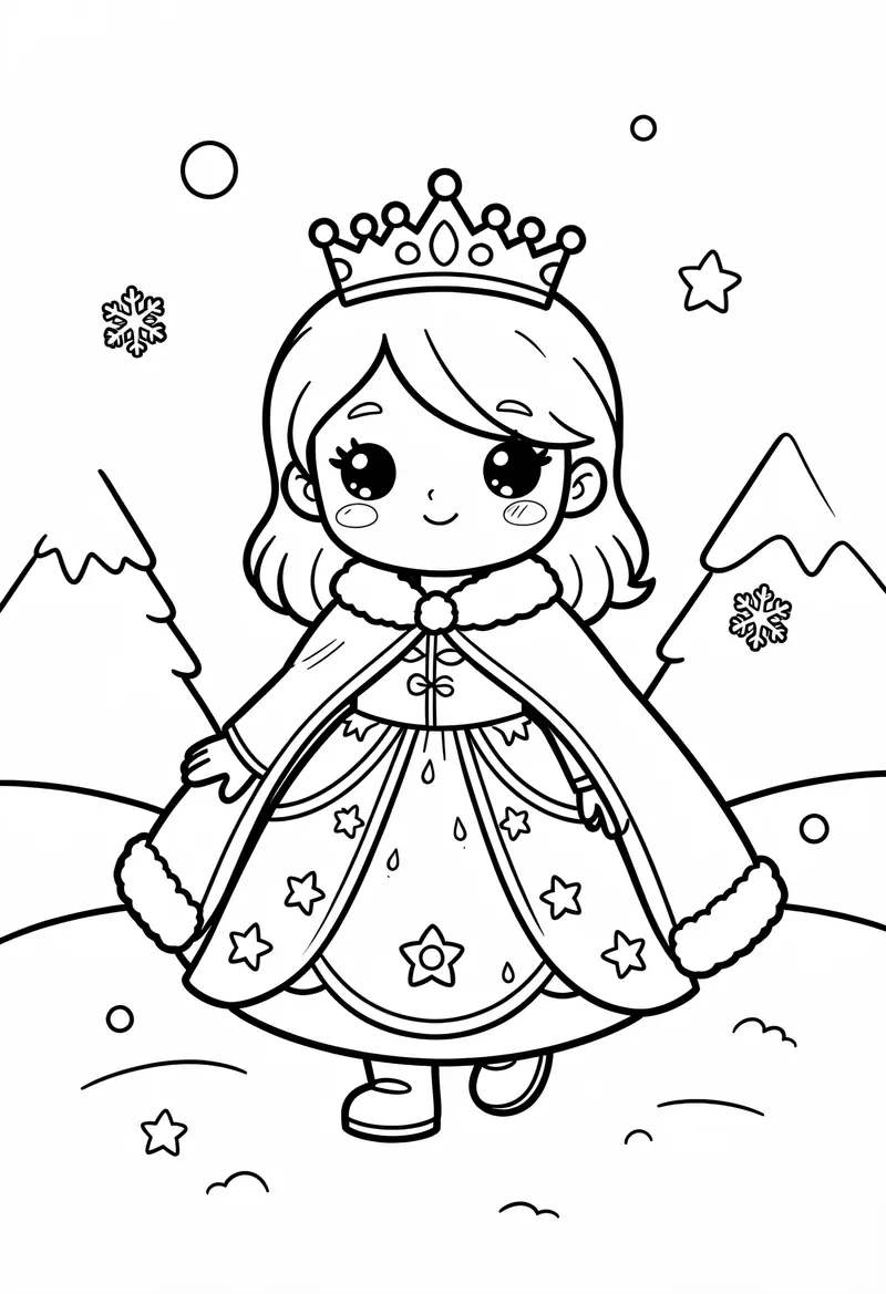 princess coloring pages 265