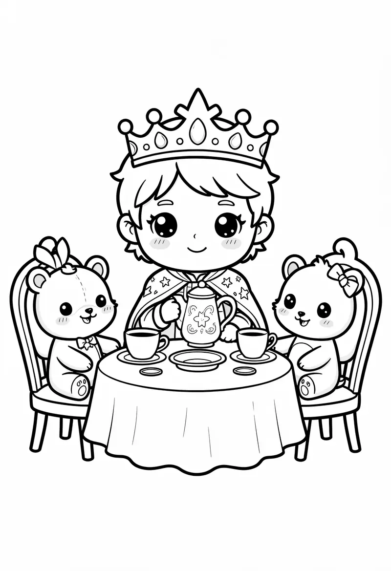 princess coloring pages 263
