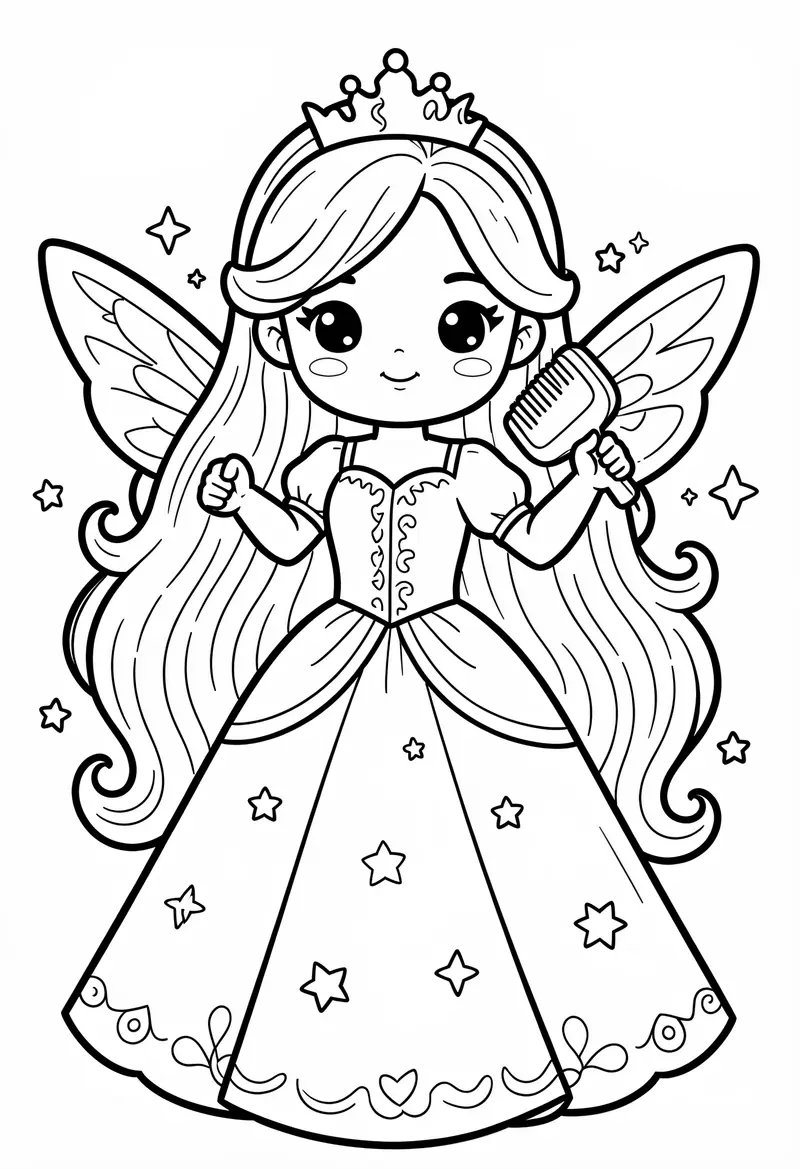 princess coloring pages 261