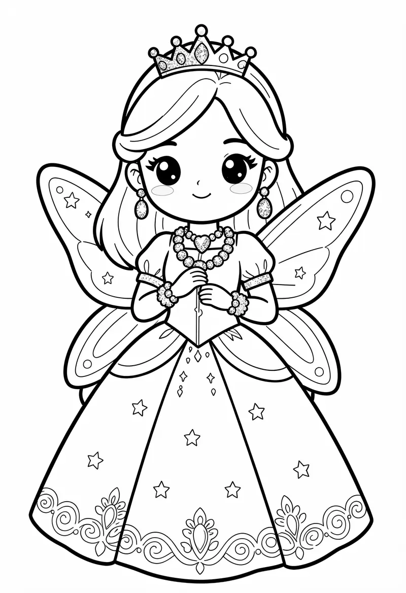 princess coloring pages 258