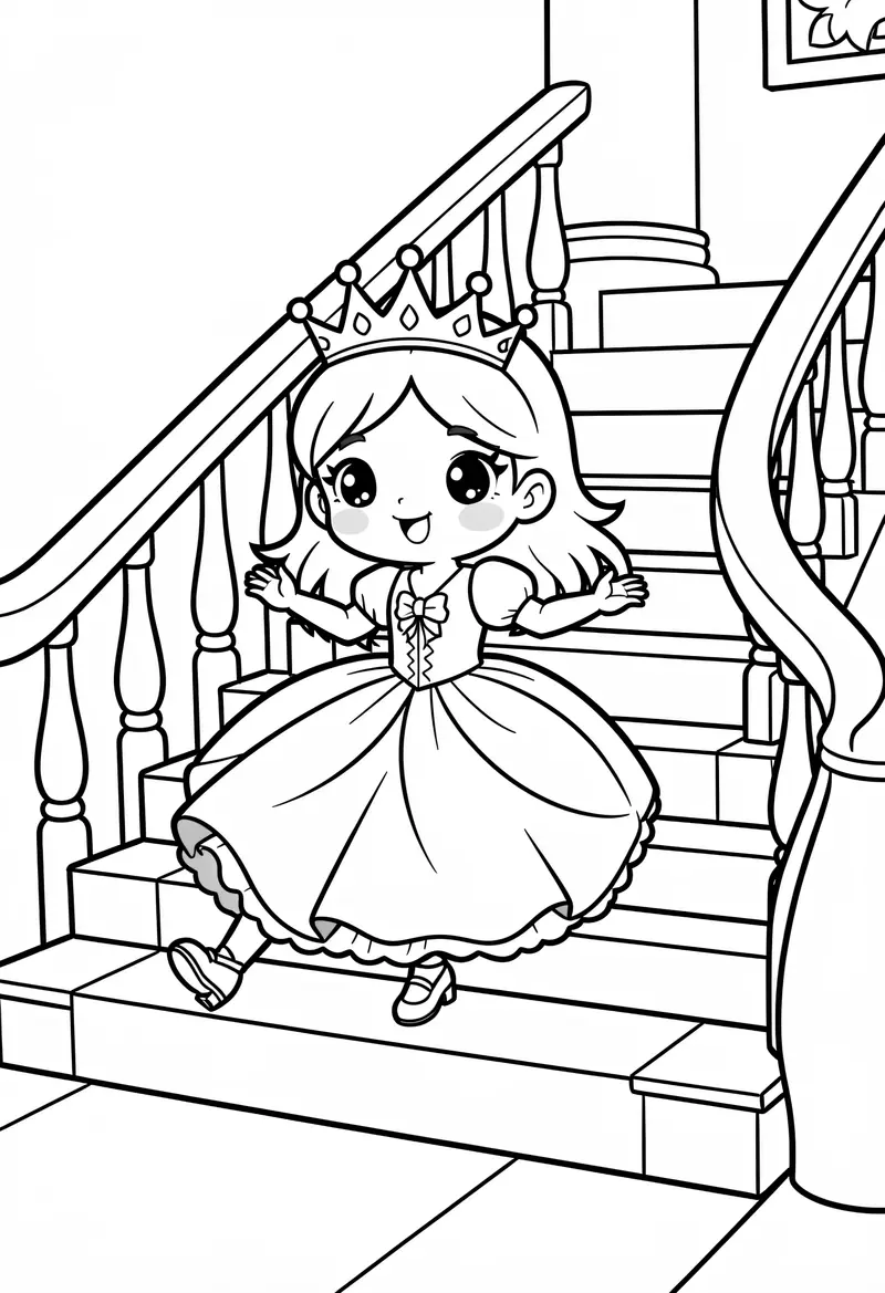 princess coloring pages 256