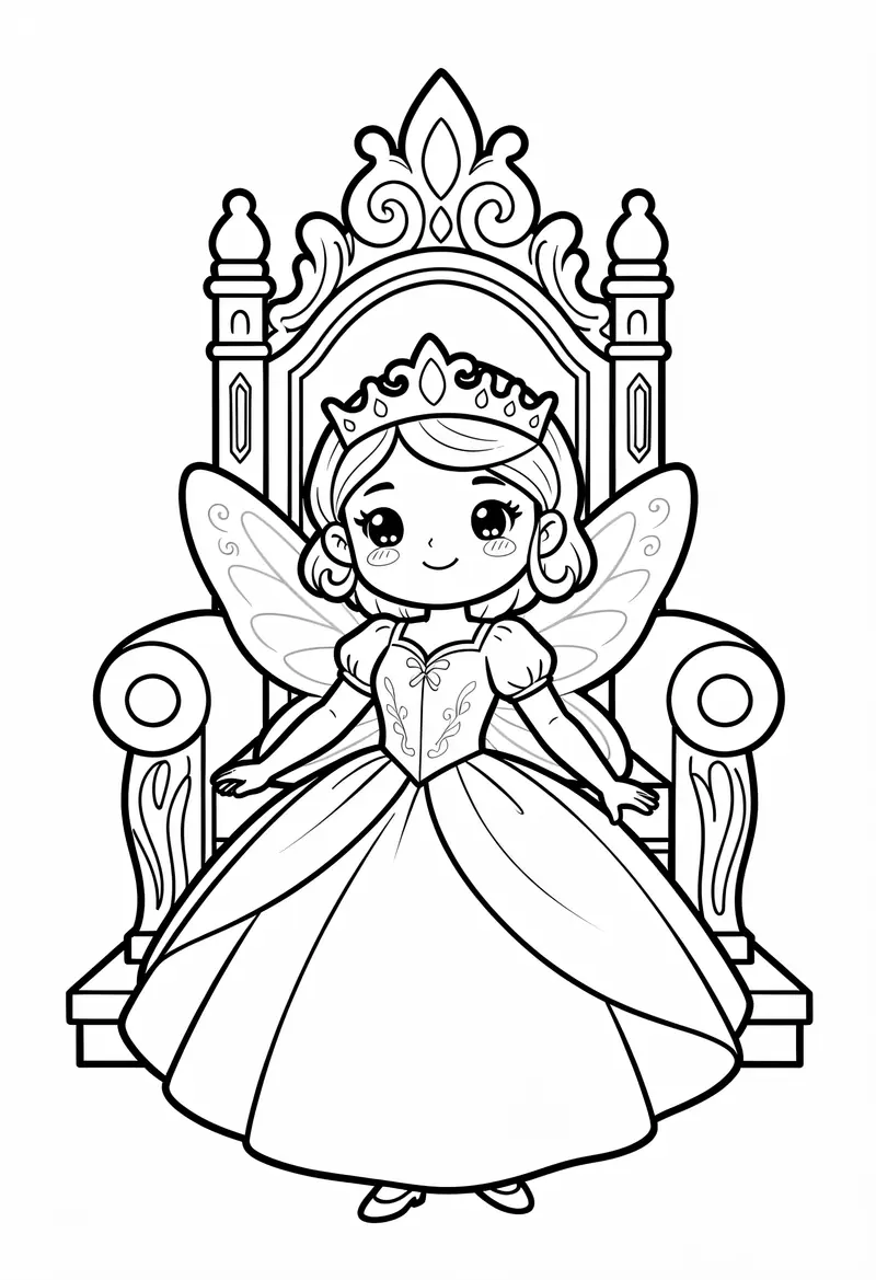 princess coloring pages 255