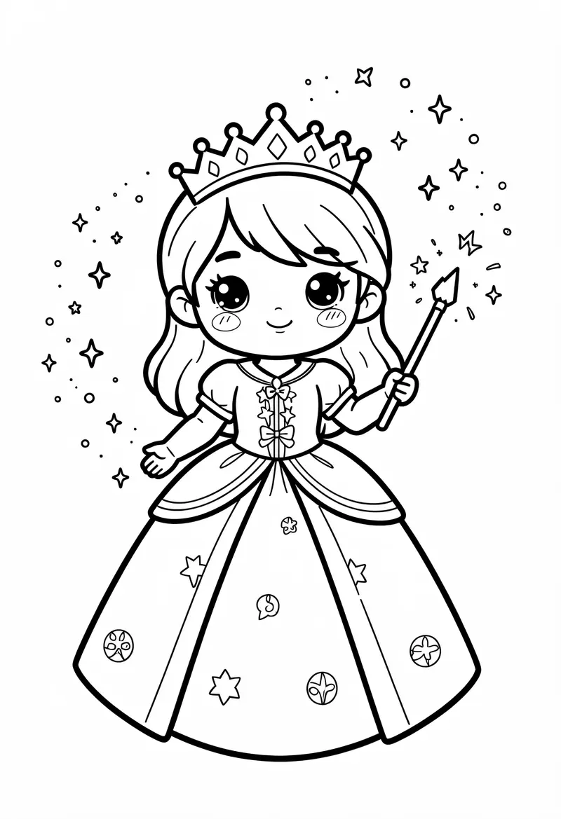 princess coloring pages 253