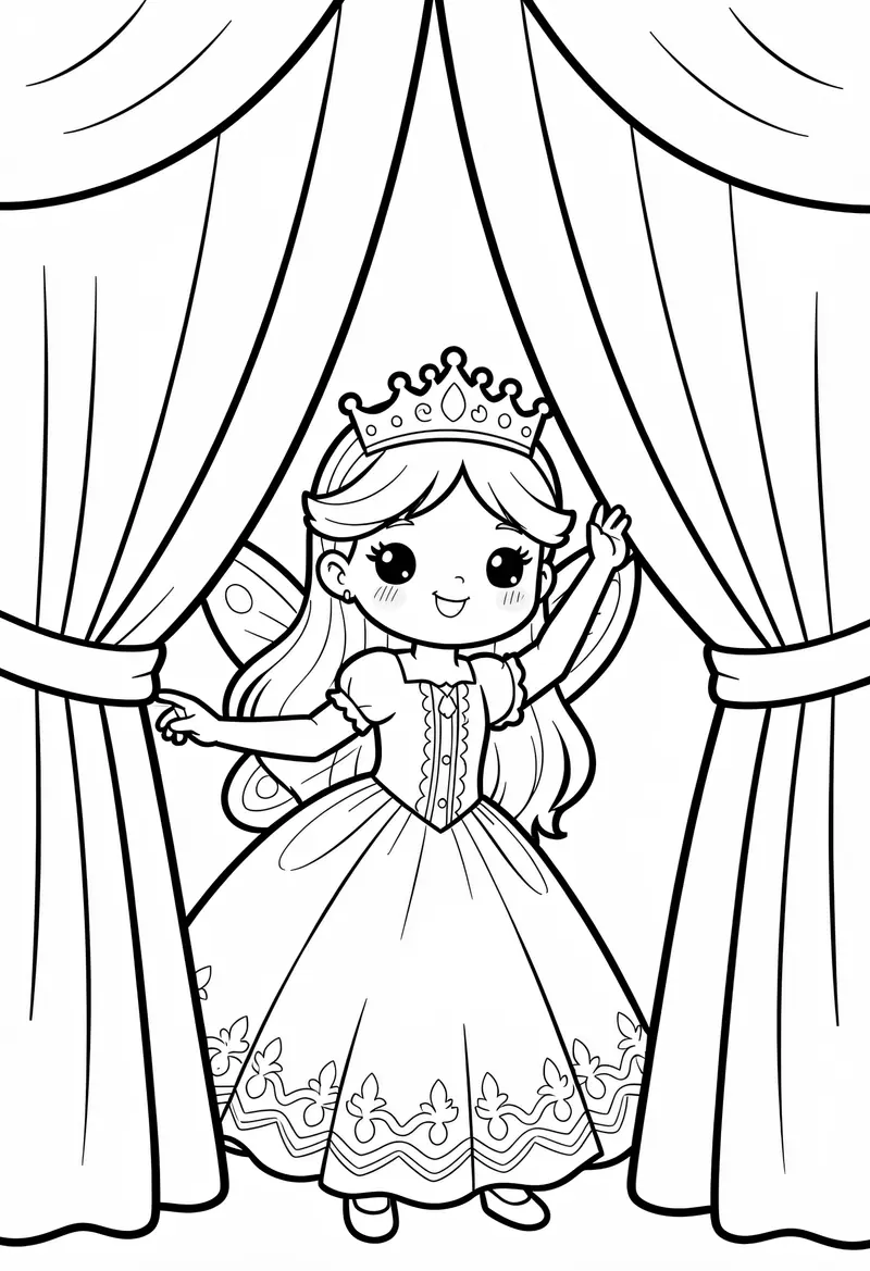 princess coloring pages 252