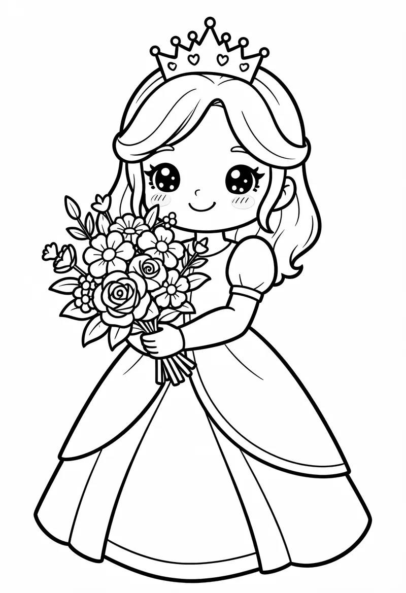 princess coloring pages 250
