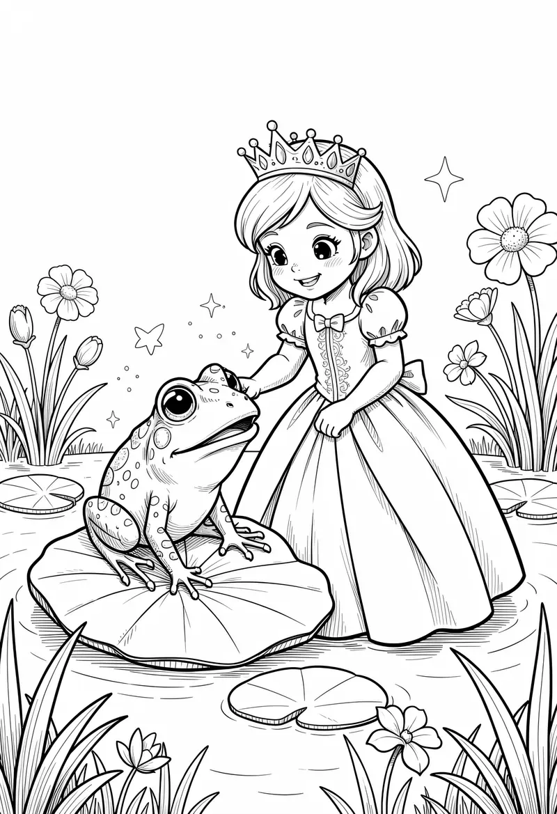 princess coloring pages 246