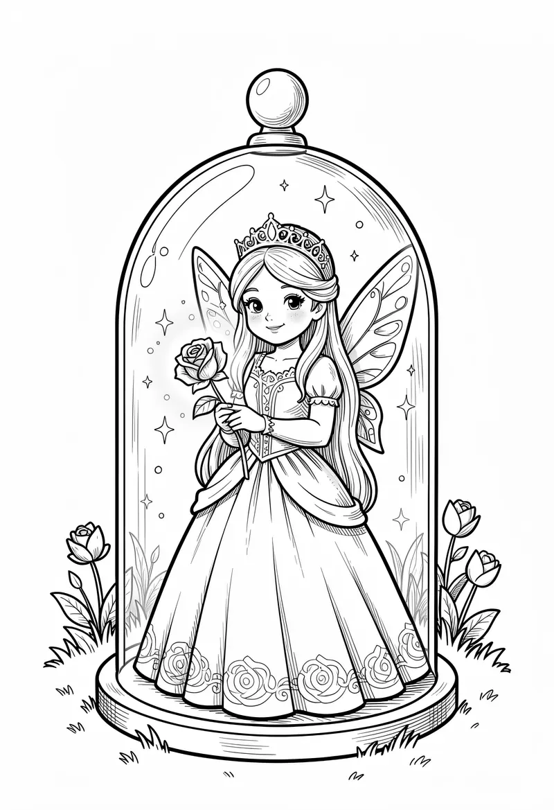 princess coloring pages 242