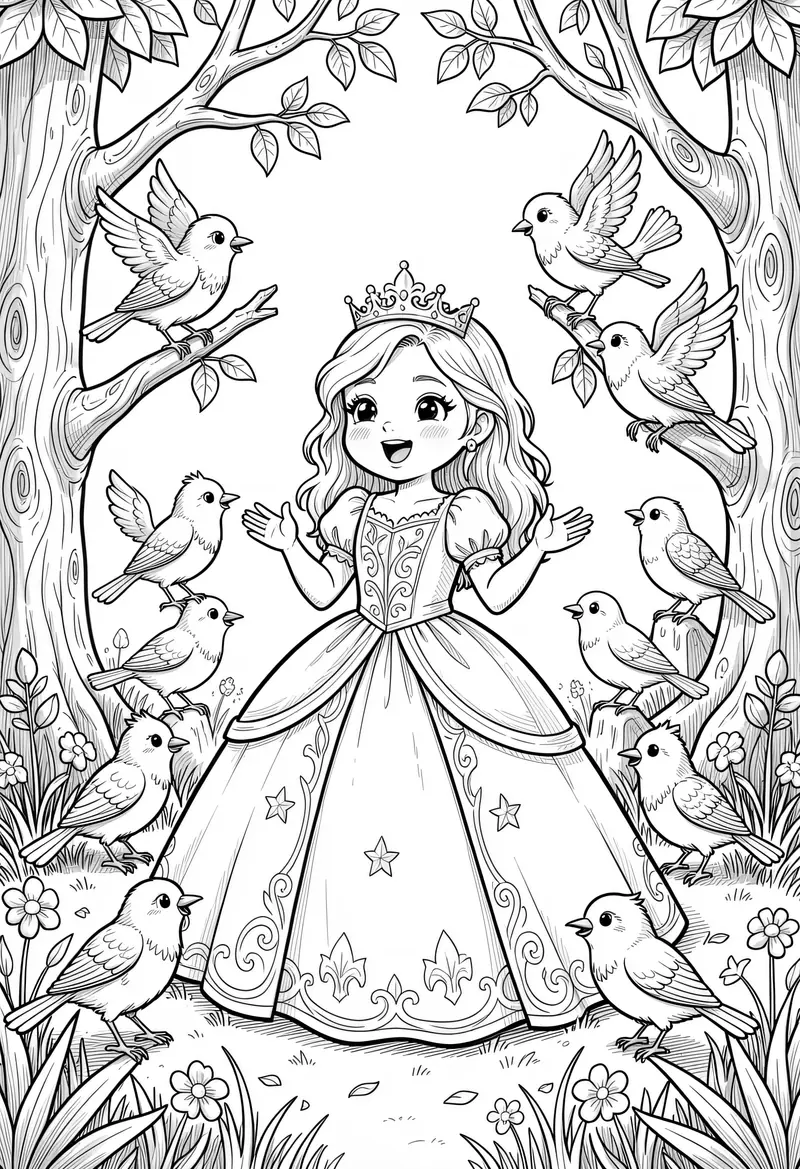 princess coloring pages 237