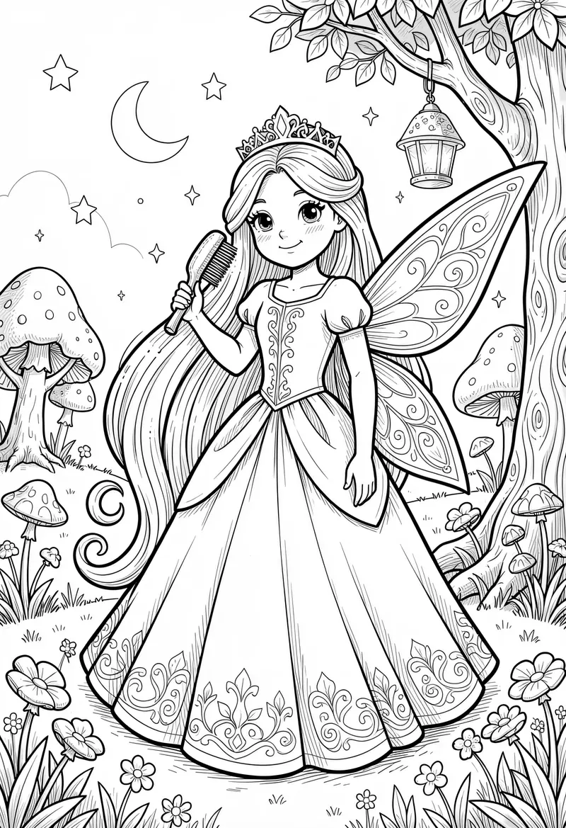 princess coloring pages 236