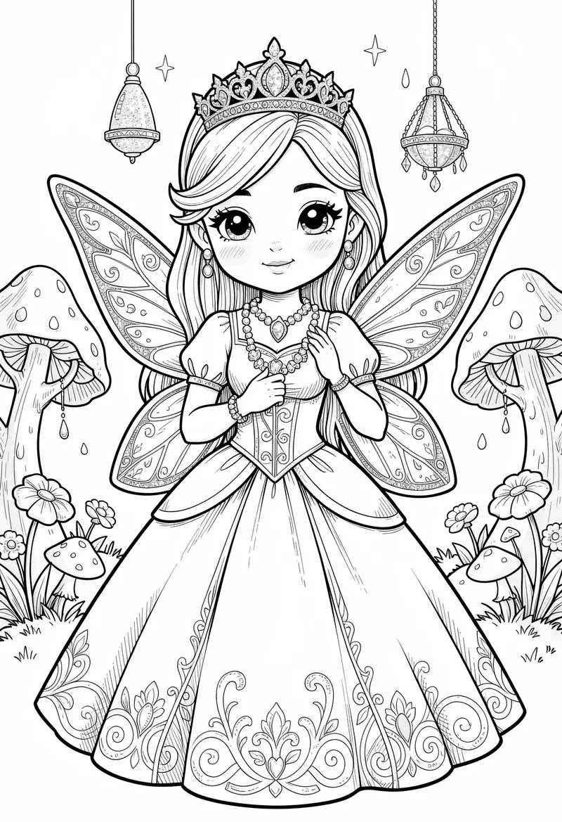 princess coloring pages 233