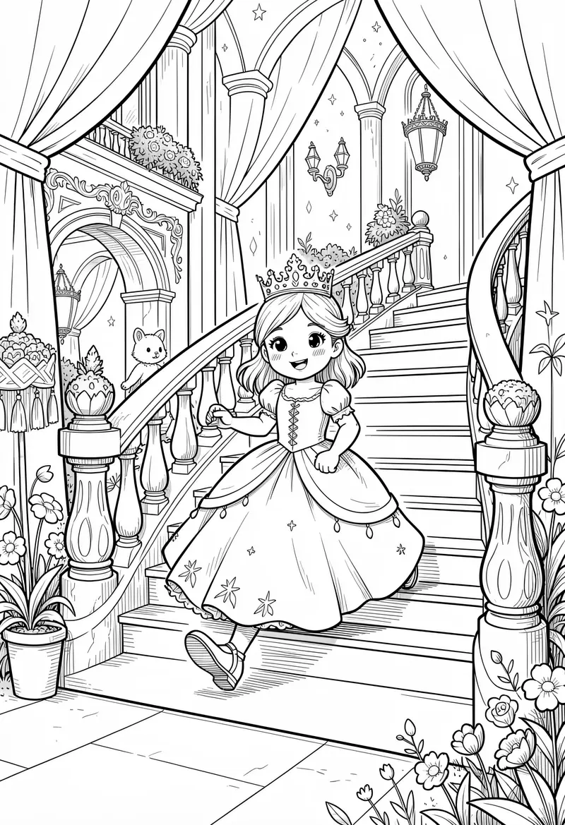 princess coloring pages 231
