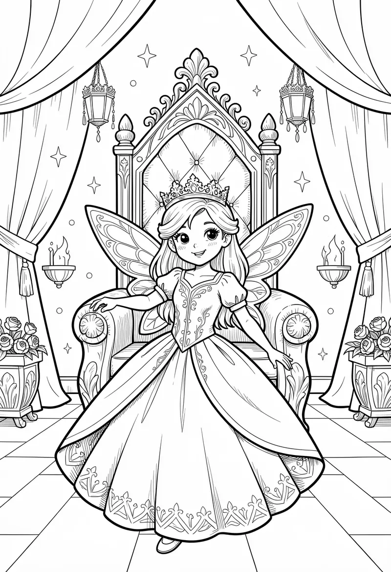princess coloring pages 230