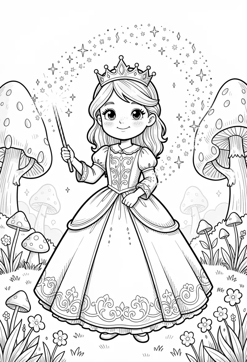 princess coloring pages 228
