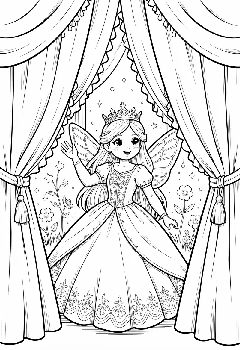 princess coloring pages 227