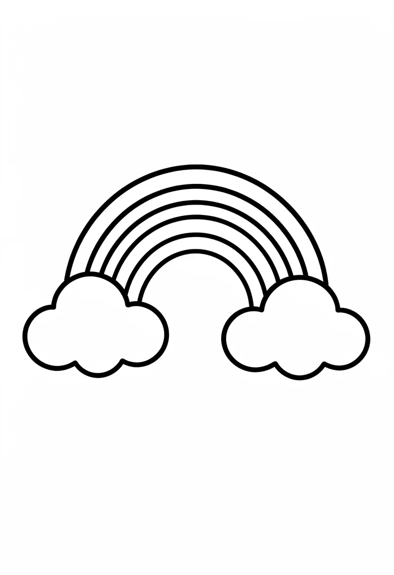 rainbow coloring pages 224