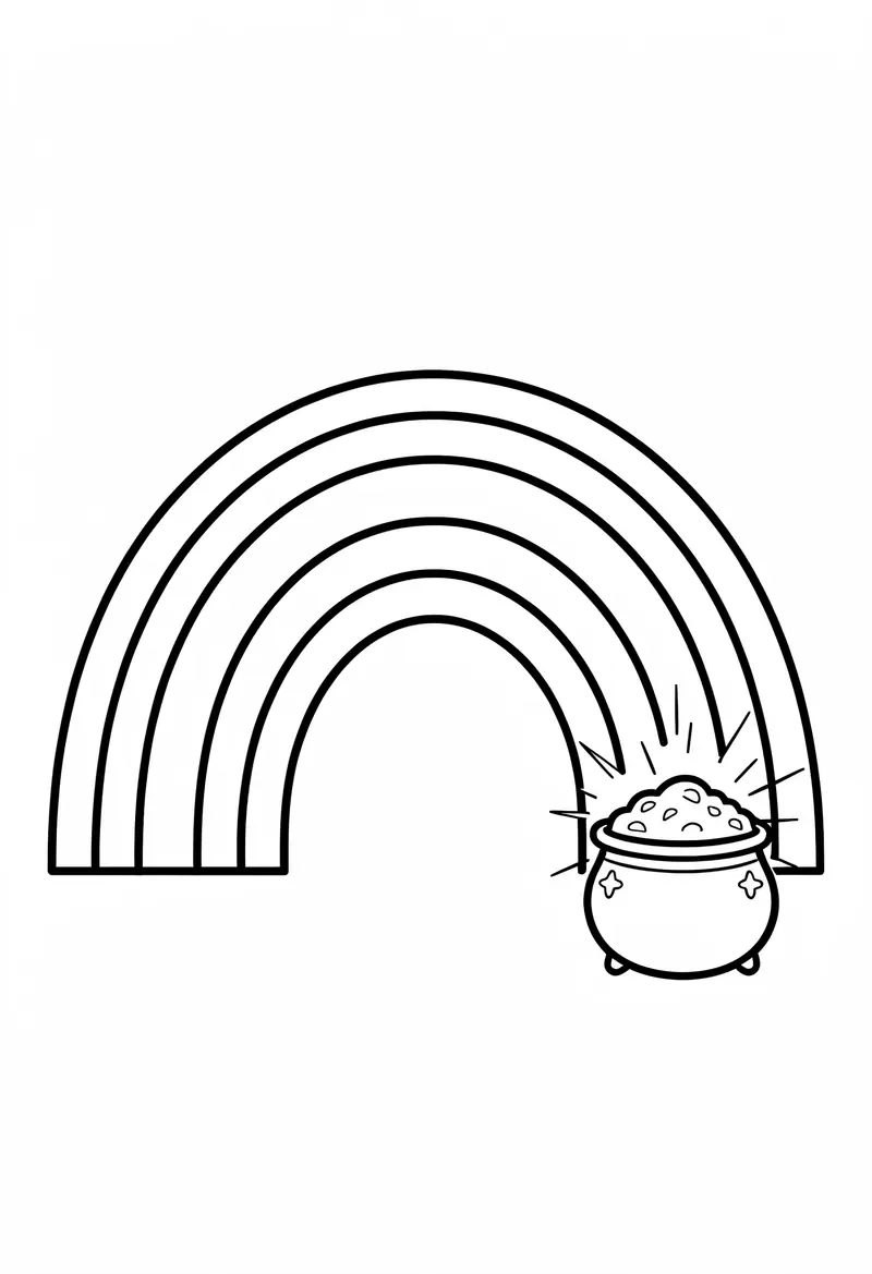 rainbow coloring pages 223