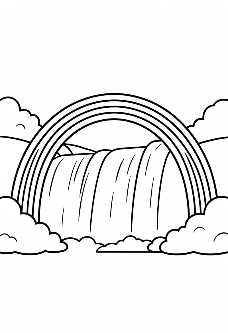rainbow coloring pages 220