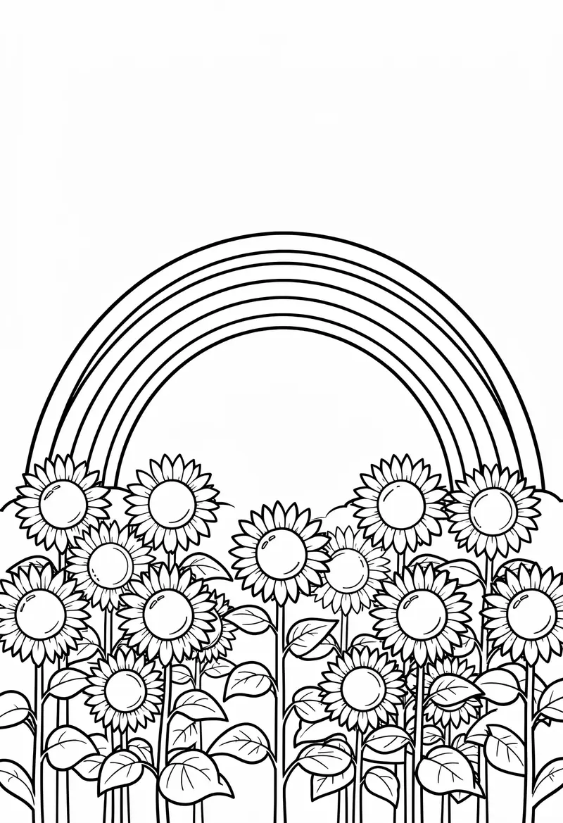 rainbow coloring pages 216
