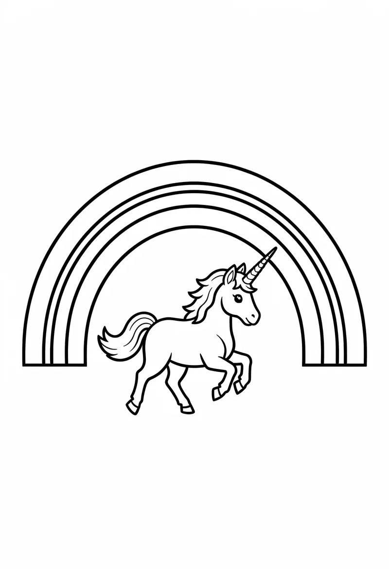 rainbow coloring pages 209